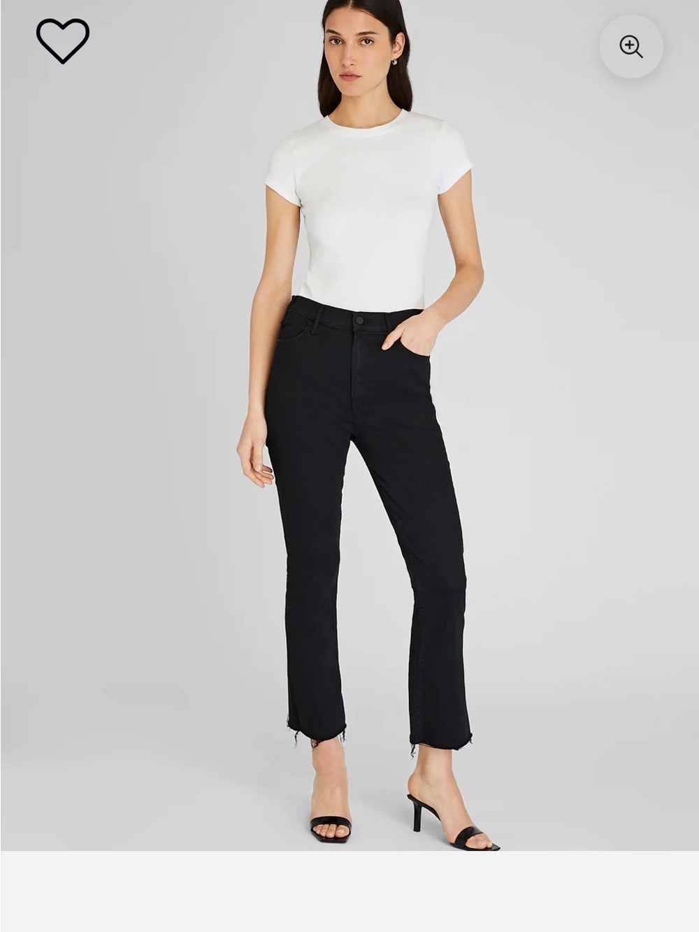 MOTHER The Hustler Ankle Fray Jeans